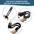 Telescoping Ladder Strap for Boat Yacht, Rubber Strap Secure Retaining Latch Band with Adjustable Mounting Holes