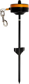 Lixit Bracket Mount and Stake Retractable Leash Tie Outs for Dogs, Small Stake