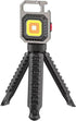 XROLAND 2pcs Lamp Holder Portable Camp Stand Adjustable Height Camping Flashlight Tripod Working Light Bracket