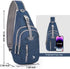 Kimlee Sling Bag Crossbody for Men & Women - Lightweight Travel Hiking Chest Daypack, Over Shoulder Backpack