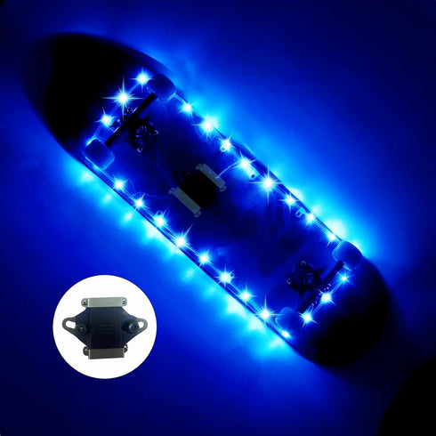 LED Skateboard Light, Remote Control Longboard Light, 16 Color Change, Waterproof and Shockproof