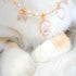 Fashion Pet Necklace Cat Pearl Crown Collar Accessories Ornaments Pet Cat Teddy Collar Pearl Jewelry Collar