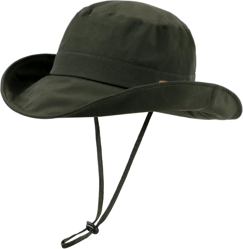 Waterproof Bucket Hats for Women and Men, Foldable Brim UPF 50+ Floppy Cowboy Rain Hat for Hiking