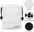Golf Valuables Pouch, Leather Tee Pouch with Drawstring Closure, Portable Golf Accessories