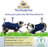 Disposable Dog Diapers Keeper for Male and Female Dogs Wrap Around Legs for Superior Fit by SurgiSnuggly