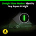 Pack 12 Zips/4 Round/4 GLO-X Campers Essential Glow - Powerful Glow in The Dark Camping Accessories for Tent Campers