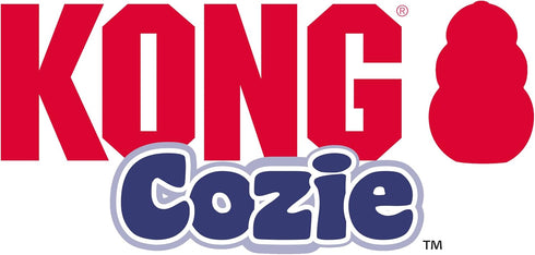 Cozie KONG - Ali Alligator - Indoor Cuddle Squeaky Plush Dog Toy - for Medium Dogs