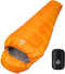 Mummy Sleeping Bag 14-59 ?, 3-4 Season Warm & Cool Weather Lightweight Washable for Outdoor Camping Hiking Travel