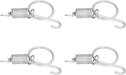 Spring Cage Door Hook, 20PCS Metal Finger Spring Latch Hook for Fixing Rabbit Pet Cage Door Farming Equipment