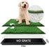 HQ4US 4LEGS Dog Grass Pad with Tray Small 23" x 16", Dog