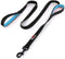 6ft Dog Leash, Heavy Duty Reflective Traffic Padded Two Handle Lead for Large or Medium Dogs, Black