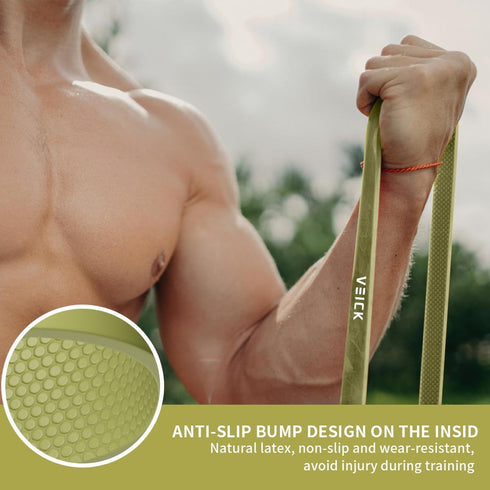 VEICK Resistance Bands Set for Men and Women - Workout Bands for Pull Up Assistance, Home Fitness Equipment