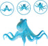 Fish Tank Landscaping Octopus - Glowing Aquarium Decorations for Ocean Office