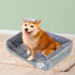 Barelove Square Dog Bed Mattress - Washable Kennel, Soft Plush Faux Fur Rectangle Sleeping Bed for Small Medium Large