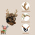 FLAdorepet Pet Cat Dog Elk Antler Deer Horn Headband for Halloween Christmas Dog Costume Outfits