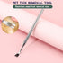 Tick Removal Tool, Tick Remover for Dogs, Pet First Aid Kit Ttwister Tweezers, Dog Hiking Gear (1 Set, Metal Ash)