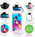 Home Tune 23oz Kids Water Bottle for School Boys, BPA FREE Tritan, Leak Proof Flip Top Lid, Carry Handle - Rocket.