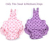 2 Pieces Washable Female Diapers with Suspender Comfort Reusable Doggy Diapers Reusable Puppy Sanitary Panties Dog