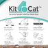2lb Hydrophobic Cat Litter for Urine Collection, 3 x 11oz Bags - Collect Cat Urine Sample for Test