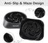 MateeyLife Slow Feeder Dog Bowls, Anti-Choking Puzzle Bowls, Non-Slip Interactive Feeding Bowls for Medium Large Breeds