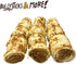 10-12" 3 Count) BULLYSTICKS & MORE Beef Cheek Rolls for Dogs (Bully Bites Dusted - - Beef Cheek Bones for Dogs - Dog