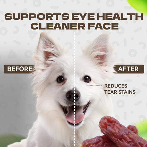 10.58oz Duck Sausage Soft Dog Treats, Duck Jerky Training Treats Skiny Coat Dog Chews for Senior Small Medium Large