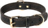 Genuine Leather Dog Collar, Heavy Duty Wide Collar for Small Medium Large Extra Large Dogs, S: 0.8" Wide for