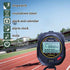 Stopwatch Timer, Digital Stopwatch with Clock Calendar Alarm, Large Display for Sports Kids Coaches