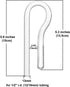 Glass Lily Pipe Spin Outflow and Inflow, 13mm for 1/2" i.d. Tube for Aquarium Planted Tank Aquascaping