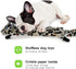 SHARLOVY Dog Squeaky Toy No Stuffing 6 Pack, Durable Chew Plush Cute Animals for Small Puppy Teething Pet
