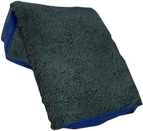 Floppy Dawg Large Dog Bed Replacement Cover, Removable Machine Washable for Mattress & Rectangular Pillow Beds, Blue