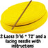 TOFL Softball and Baseball Glove Lace Kit - Mitt Lace Glove Repair Lacing Kit with 2 Leather Laces