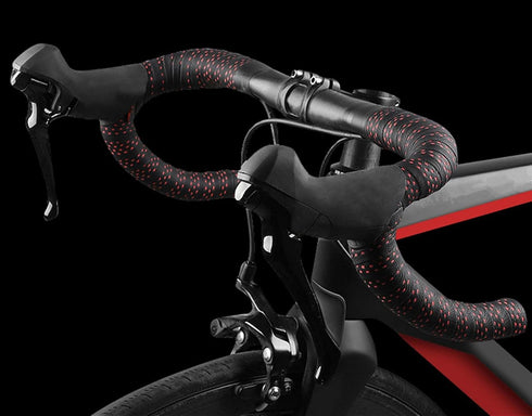 Road Bike Handlebar Tapes, EVA+PU Professional Bicycle Bar Tape, Racing Bike Handle Wraps, Red