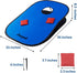 3x2ft Set 2 10 Juegoal Collapsible Portable Cornhole Game with Cornhole Boards, Bean Bags, Carrying Bag, and Tic Tac