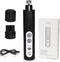 HAFBBXC Dog Nail Grinder with 6 LED Lights, One-Touch Reverse, 2-Speed Professional, Super