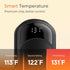 Jerritte 104131F 3 Electric Hand Warmers Rechargeable, with Temp & Battery Display, Heat Levels, Fast Heating, Smart