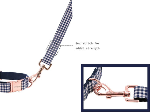 ARING PET Dog Leash, Handmade Cotton & Webbing Strong Leash for Small Medium Large Dogs