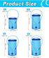 Hydration Bladder,1L/1.5L/2L/3L Water Bladder for Hydration Pack,BPA-Free Leakproof Water Reservoir for Hiking Running Camping Cycling