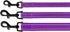 CollarDirect Nylon Dog Leash 5ft, Heavy Duty Reflective Pet Leashes for Large, Medium & Small Dogs (L, Purple)