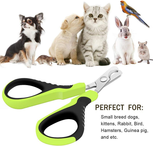 VICTHY Pet Nail Clippers for Small Animals, Professional Dog/Cat Claw Toenail Trimmer Grooming Tool