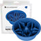 Leashboss Dog Bowl Slow Feeder, Maze Food Bowl Compatible with Raised Pet Feeders, 1.5 Cup, Blue