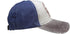 Vintage Baseball Cap, Fashion Rivets Cross Letters Denim Cotton Frayed Edge Sunhat Adjustable Unisex