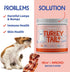 Turkey Tail Mushroom for Dogs - Powder Supplement for Gut Health, Guards Against Lumps & Bumps