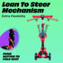 Kick Scooters for Kids Ages 3-5, Adjustable Height Foldable Scooter with Removable Seat and LED Light Wheels