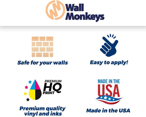 Wallmonkeys WM351973 Fennec Fox Peel and Stick Wall Decals, 18" W x 12" H, Small
