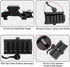 Low Profile Picatinny Riser Mount, Rail Riser Mounts Adaptor with QD Lever Lock Quick Release & 5 Slots for Scope Rings