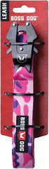 Boss Dog Tactical Pink Camo Leash, 6 Foot, 1" Wide