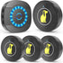 Dog Doorbell, Waterproof Touch Button Dog Bell for Training, Doggie Door Bell for Puppy Training Sliding Door/Go Outside