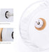 Niteangel Super-Silent Hamster Exercise Wheel, Quiet Spinner with Adjustable Stand for Small Animals (S, Transparent)