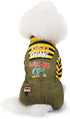 Trudz PET Dog Coat, Thickened Cotton Jacket, Fleece Warm Sweater for Small Medium Dogs and Cats (Yellow, S)